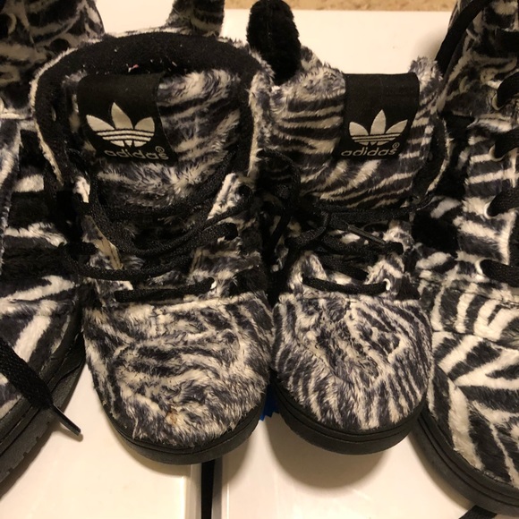 Adidas x Jeremy Scott Zebra Family matching shoes - Picture 3 of 7
